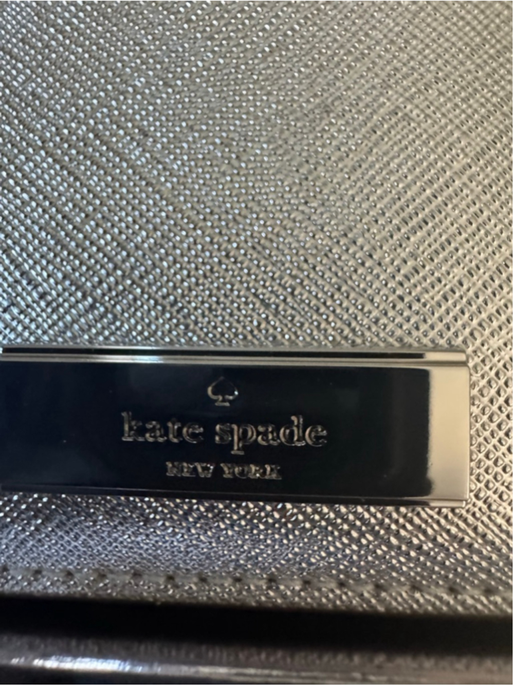 kate spade Silver Metallic Card Holder - Picture 6 of 6